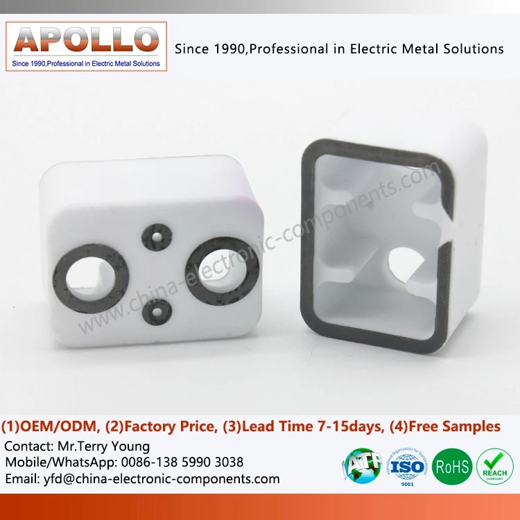 HVDC Contactor High Purity Ceramics Shell For Relay