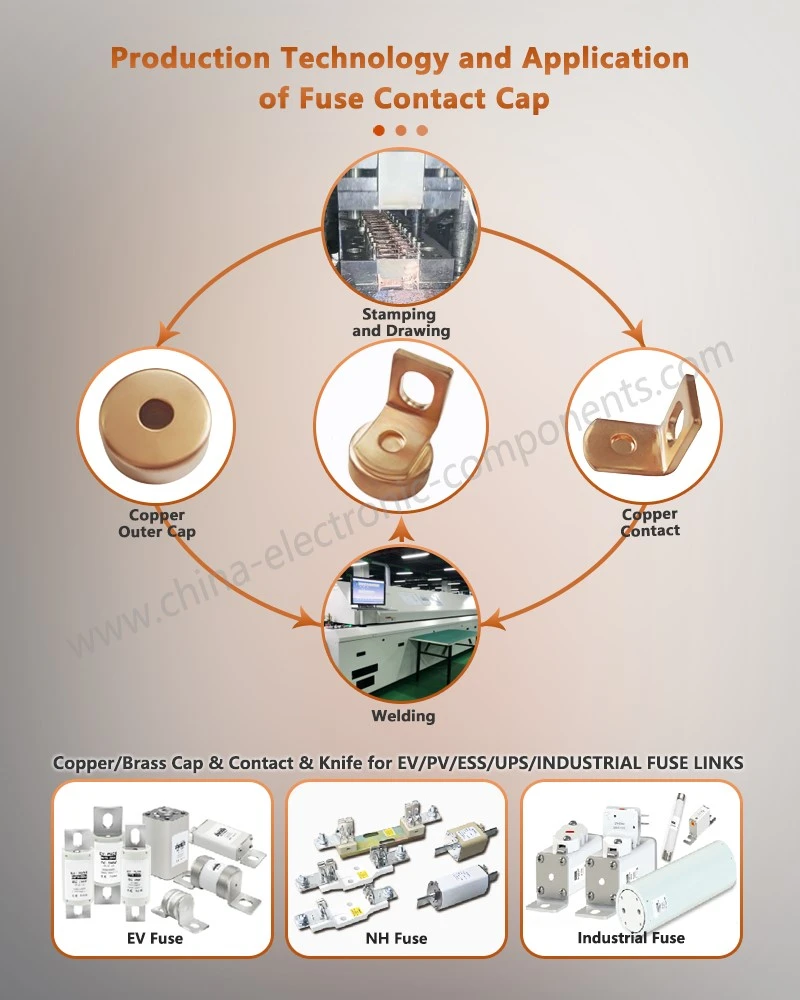 Production Technology and Application of Copper Cap for Cylindrical Fuses Production Technology and Application of Copper Cap for Cylindrical Fuses