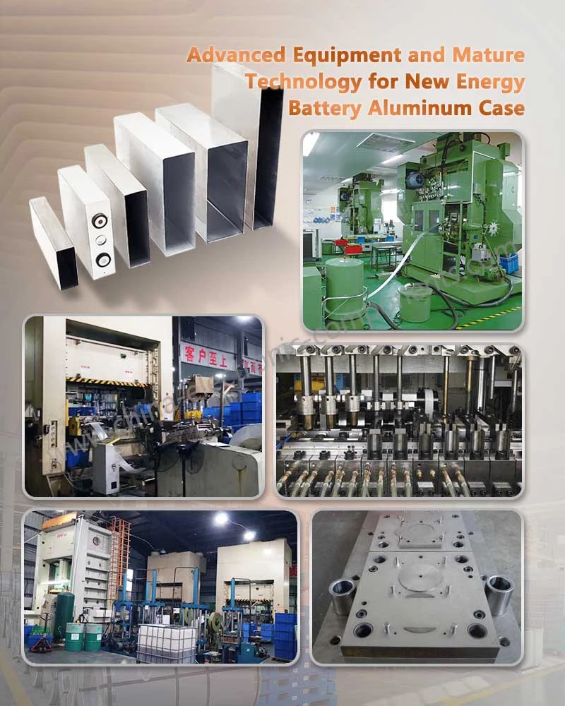 Advanced Equipment and Mature Technology for Aluminum Alloy Prismatic Battery Case Advanced Equipment and Mature Technology for Aluminum Alloy Prismatic Battery Case
