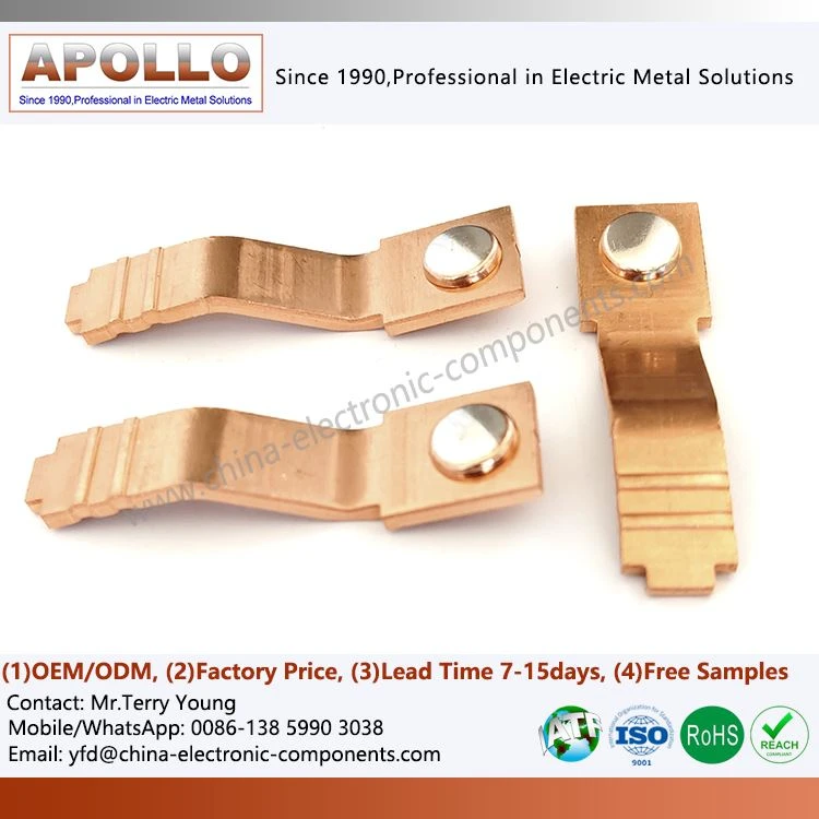 Silver Electrical Riveted Components
